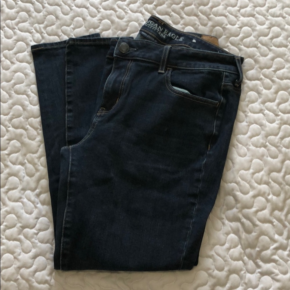 American Eagle dark wash jegging - short length